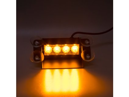 PREDATOR LED vnitřní, 4x3W, 12-24V, oranžový, 145mm