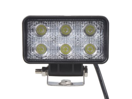 LED světlo obdélníkové, 6x3W, 110x60x56mm, ECE R10