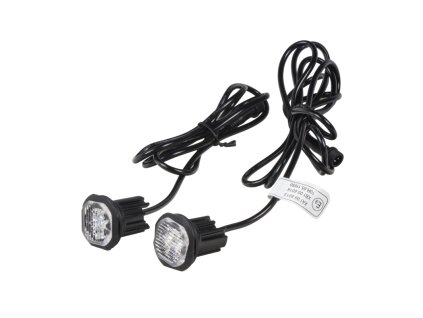 2x PROFI výstražné LED světlo vnější oranžové, 12-24V, ECE R65