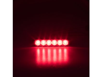 PROFI SLIM výstražné LED světlo vnější, červené, 12-24V, ECE R65