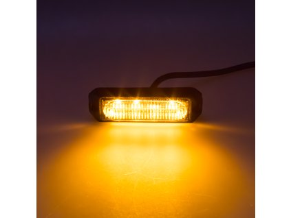 x SLIM výstražné LED světlo vnější, oranžové, 12-24V, ECE R65