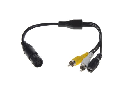Kabel video 6pin WAECO samice/RCA samec