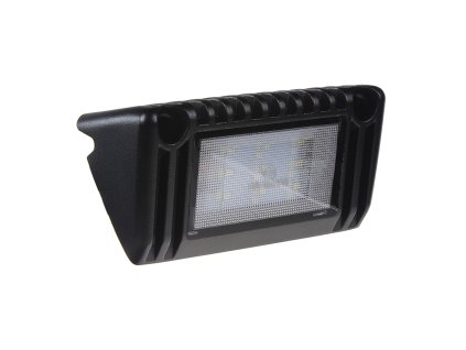 LED světlo nástěnné, 10-30V, 9x1W, černé, 129x60x43mm