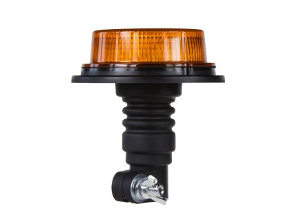 LED maják, 12-24V, 18x1W oranžový, na držák, ECE R10