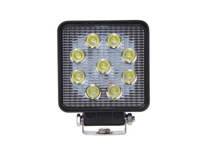 LED světlo hranaté, 9x3W, ECE R10/R23