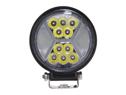 LED světlo kulaté s pozičním světlem, 24x1W, ø115x140mm, ECE R10
