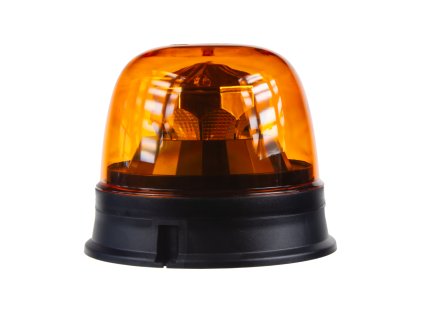 LED maják, 12-24V, 10x1,8W, oranžový, pevná montáž, ECE R65 R10