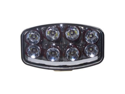 LED světlo s pozičním světlem oválné, 8x8W, 210x140mm, ECE R7/R10/R112