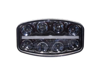 LED světlo s pozičním světlem oválné, 8x8W, 210x140mm, ECE R7/R10/R112