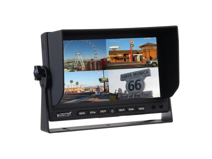 AHD monitor 7" s kvadrátorem a s 4x4PIN vstupy