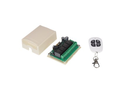 Dálkově ovládaný spínač 12V / 4 x 10A