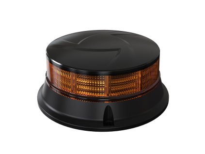 LED maják, 12-24V, 30x0,7W oranžový, pevná montáž, ECE R65 R10