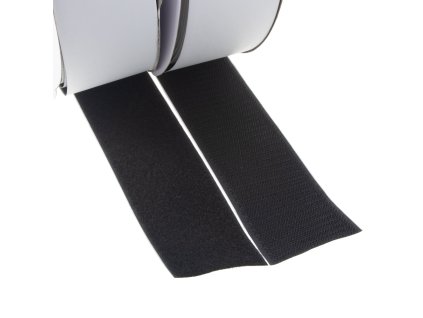 Suchý zip samolepící, SET smyčky+háčky 50mm x 25m