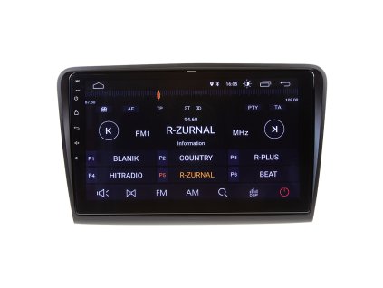 Autorádio pro Škoda Superb 2008-2015 s 10,1" LCD, Android, WI-FI, GPS, Mirror link, Bluetooth,