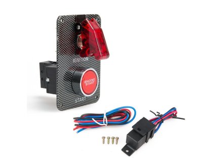 Panel s 1x spínačem + tlačítko START, 12V