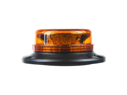 LED maják, 12-24V, 12x3W oranžový, magnet, ECE R65