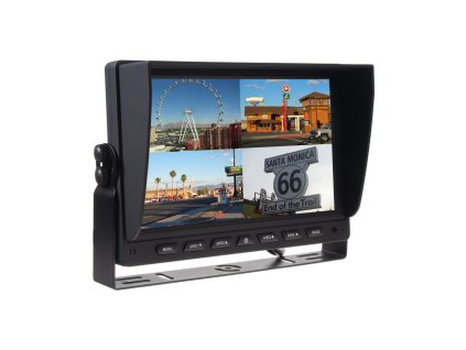 AHD monitor 9" s kvadrátorem a s 4x4PIN vstupy