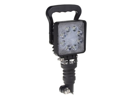 LED světlo hranaté, 8x3W, 110x110x35mm, na hrot, ECE R10