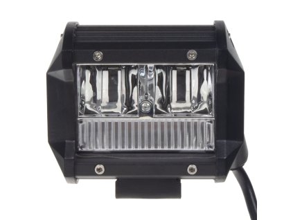 LED světlo obdélníkové bílé/oranžový predátor s pozičním světlem, 99x80x65mm