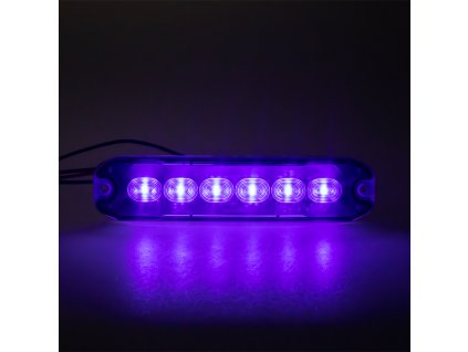 PROFI SLIM výstražné LED světlo vnější, modré, 12-24V, ECE R10