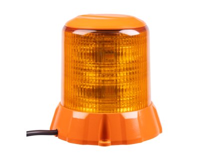 Robustní oranžový LED maják, oranž.hliník, 96W, ECE R65