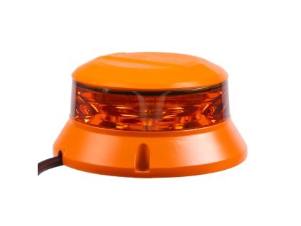 Robustní oranžový LED maják, oranž.hliník, 36W, ECE R65