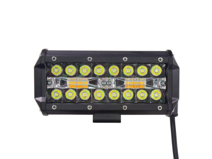 LED světlo hranaté bílé/oranžové, 90W, ECE R10