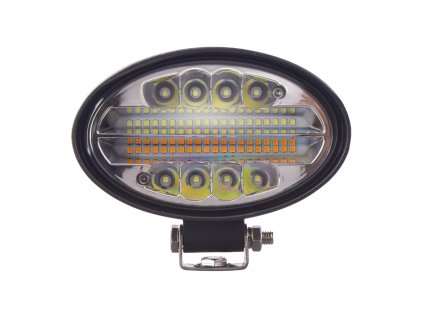 LED světlo oválné bílé/oranžové, 144W, ECE R10