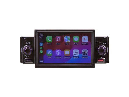 1DIN autorádio s 5" LCD/3x USB/SD/Blutooth/CarPlay/AndroidAuto