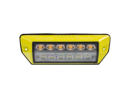 PREDATOR oranžový 6x2W + pracovní světlo, 12-24V, žlutý, ECE R65