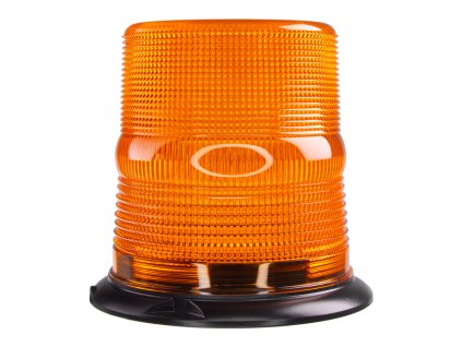 LED maják, 12-48V, 60xLED oranžový, pevná montáž, ECE R65