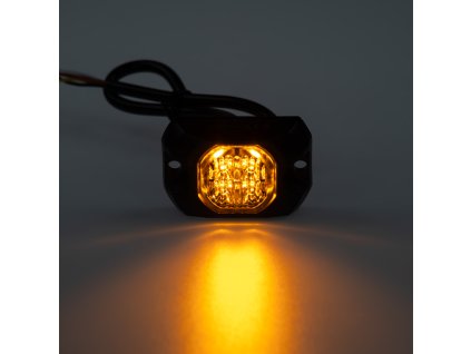 PROFI výstražné LED světlo vnější oranžové, 12-24V, ECE R65