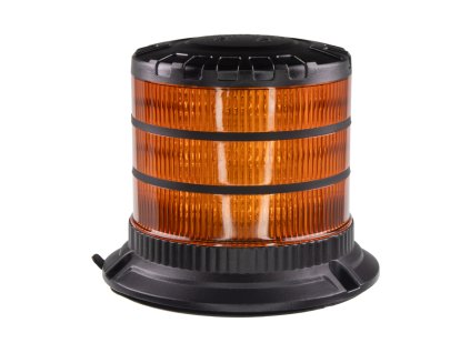 LED maják, 12-24V, 24xLED oranžový, magnet, ECE R65