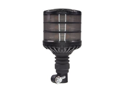 LED maják, 12-24V, 24xLED oranžový, na držák, smoke, ECE R65