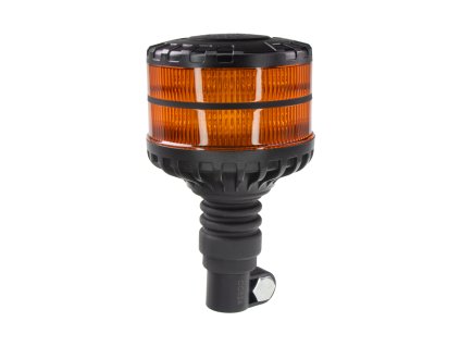 LED maják, 12-24V, 16xLED oranžový, na držák, ECE R65