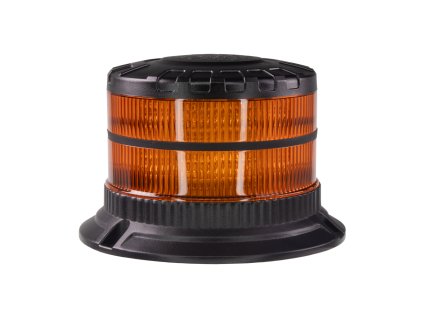 LED maják, 12-24V, 16xLED oranžový, pevná montáž, ECE R65