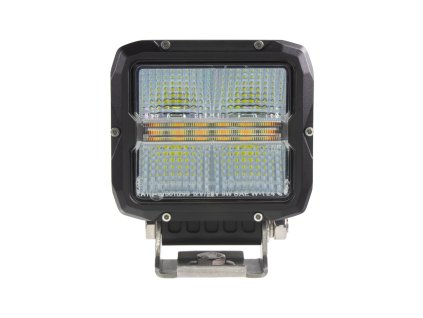 LED světlo obdélníkové bílé/oranžové, 60W, 105x117mm, ECE R65