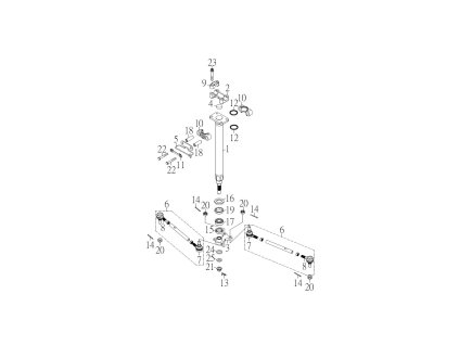 SMC 720R - rozkres - STEERING