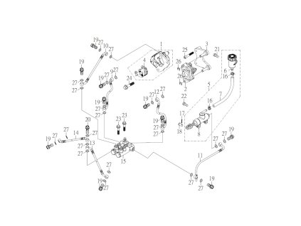 SMC 720R - rozkres - BRAKE SYSTEM