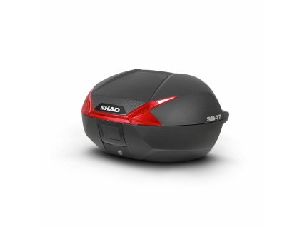 Zadní kufr SHAD SH47 (červená odrazka)
