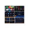 1DIN autorádio s 6,2" LCD/3x USB/Blutooth/CarPlay/AndroidAuto/Mirrorlink