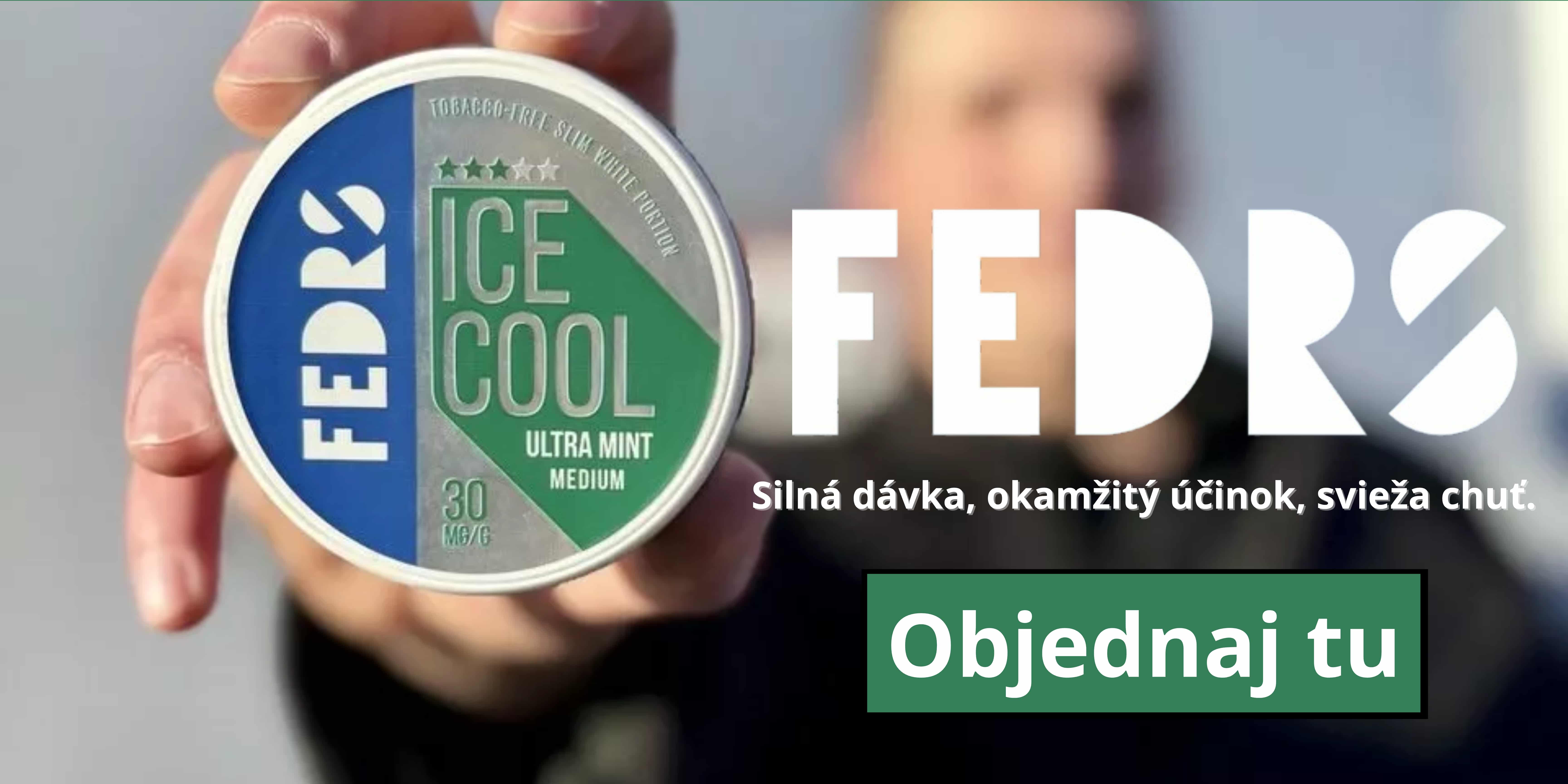 FEDRS nikotinove vrecuska