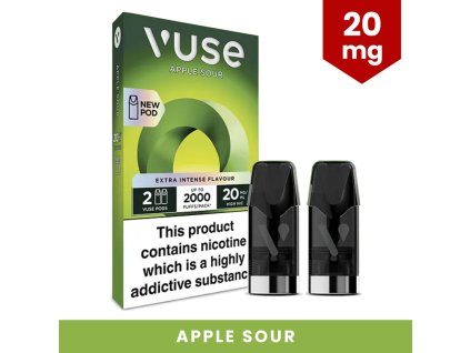 vuse apple sour extra intense flavour pods 20mg 2024 web