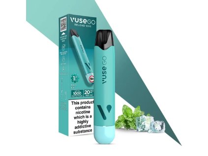 vuse go reload aqua rechargeable pen vape with mint ice refill pod