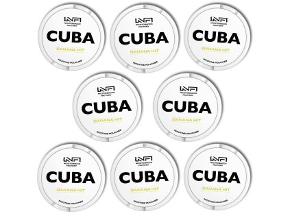 CUBA WHITE BANANA HIT / 8 kusov