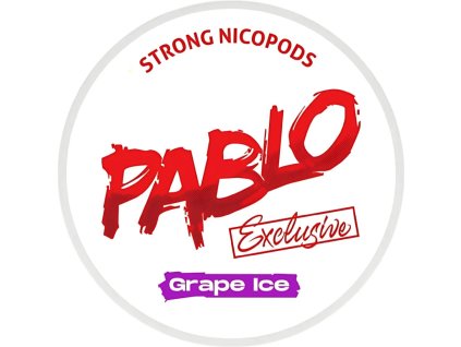 Pablo Exclusive Grape Ice 12 mg/ vrecúško