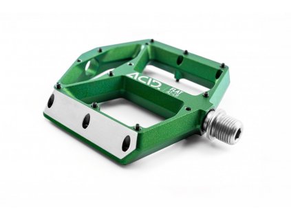 Pedály CUBE ACID Pedals FLAT A2-IB (pár) Zelená