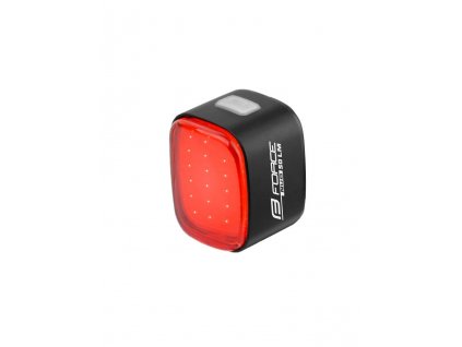 Zadní blikačka FORCE NUB 50 LM 24 LED USB Červená