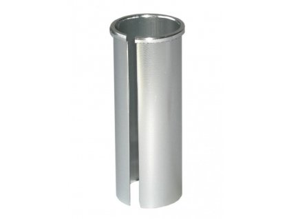 Kalibrační pouzdro (redukce) pro sedlovky Ø 27,2mm pro rám Ø 30,2mm Stříbrná 80 mm