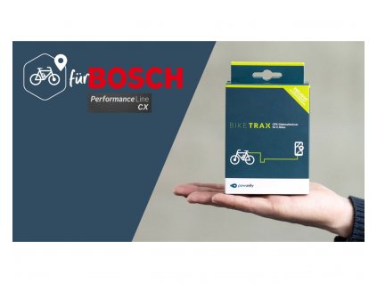 GPS Tracker BikeTrax pro elektrokola s motorem Bosch Gen.4 Černá